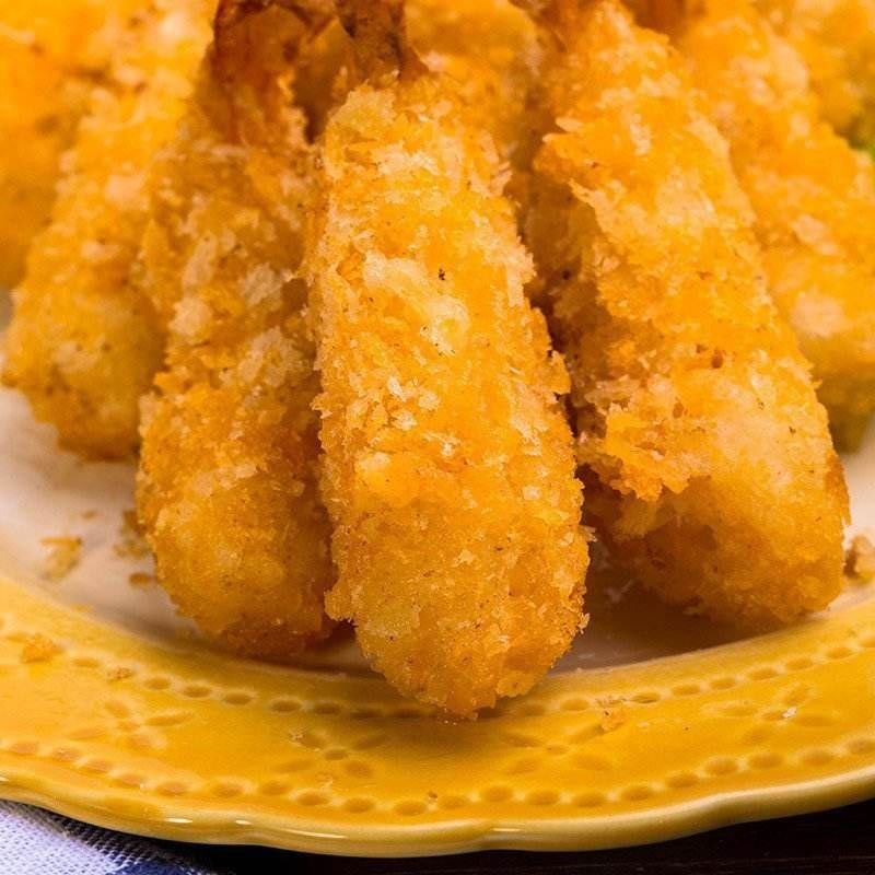 黄色のパンコ パンの粉砕 紙パンの袋 袋詰め 脆い質感 オリジナル味