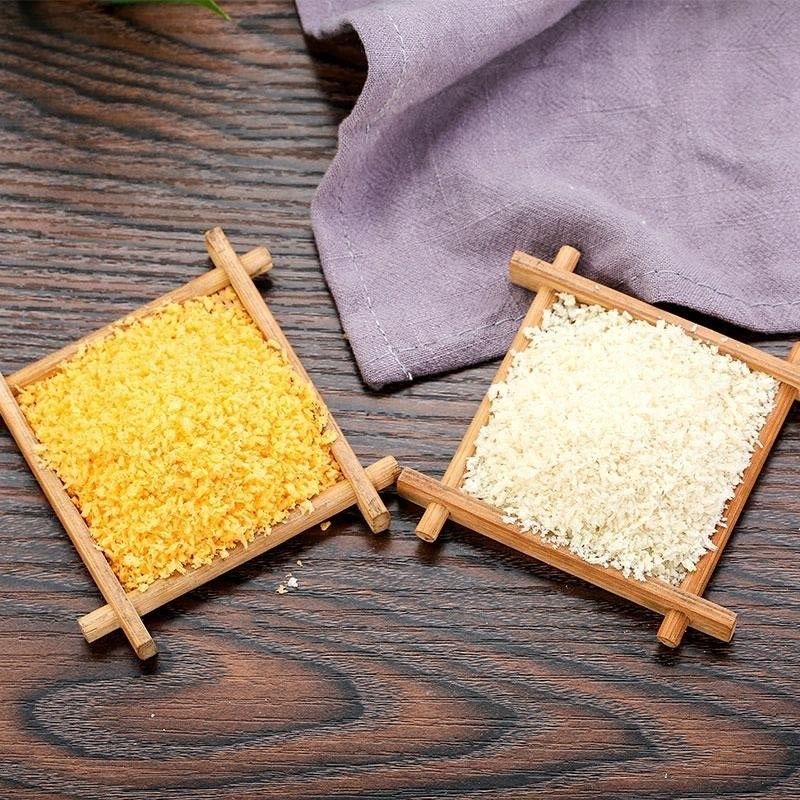 人気 製品 脆い パンコ パン粉 黄色 白とオレンジ パン粉