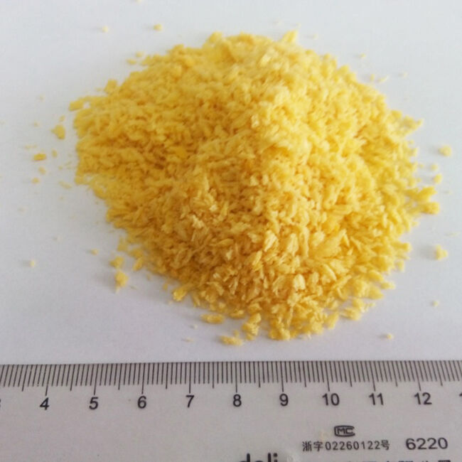 2~12mmの粒状パンコパンの粉砕 脆い質感とハラル認証