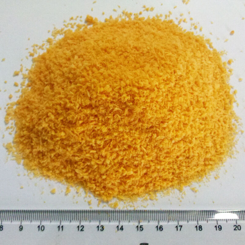 2~12mmの粒状パンコパンの粉砕 脆い質感とハラル認証