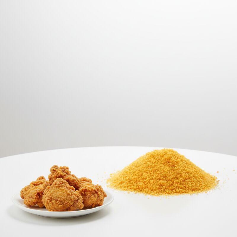 日本風 黄色のパンコパンの粉々 - 脆い質感 粒状の形 フライティングに認定されたハラル