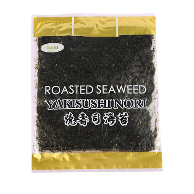 袋ごとの自然な味100sheetsは寿司屋のための海藻Noriを焼いた
