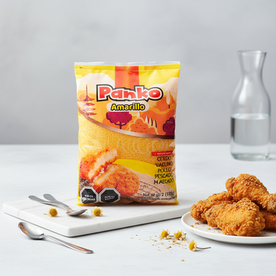 Premium 2-12mm Size Panko Breadcrumbs with 18 Months Shelf Life and Contains Wheat for Crispy Coating