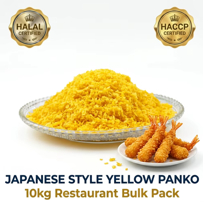 ハラール HACCP 認定の日本産パン粉、揚げ物の油の吸収が少ない 4 ～ 6 mm のパン粉
