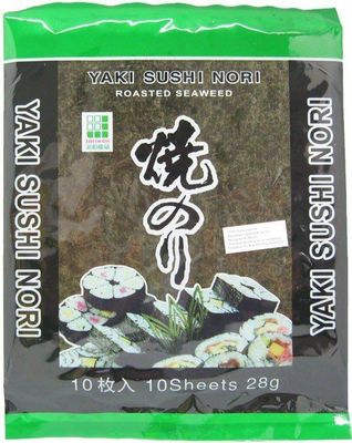 ハラールの有機性覆いの食糧使用乾燥されたNoriは5%の湿気を広げる